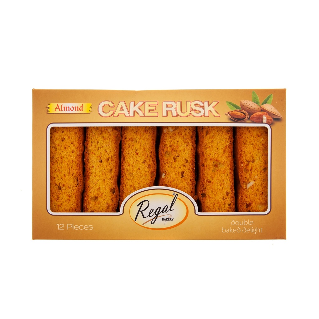 REGAL ALMOND CAKE RUSK 12PCX9